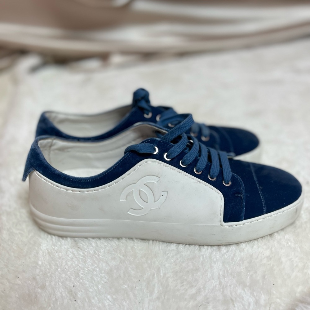 Designer Chanel sneakers.